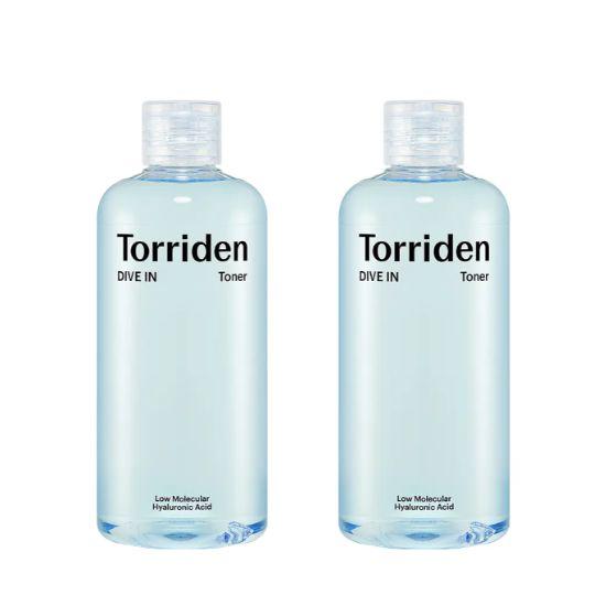 

Torriden DIVE-IN Low Molecular Hyaluronic Acid Toner Deep Hydration & Skin Soothing 300ml x 2 Set