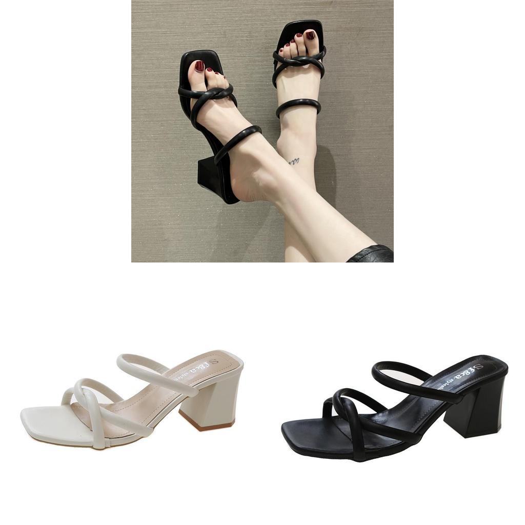 Summer Slipon Sandals With Pu Upper And Rubber Sole For Casual Wear