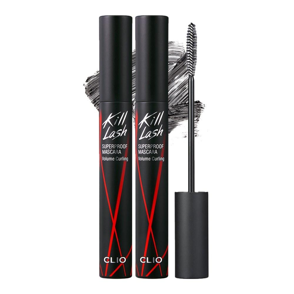 Clio Kill Lash Superproof Mascara 7g, 02 Volume Curling, 2 pcs