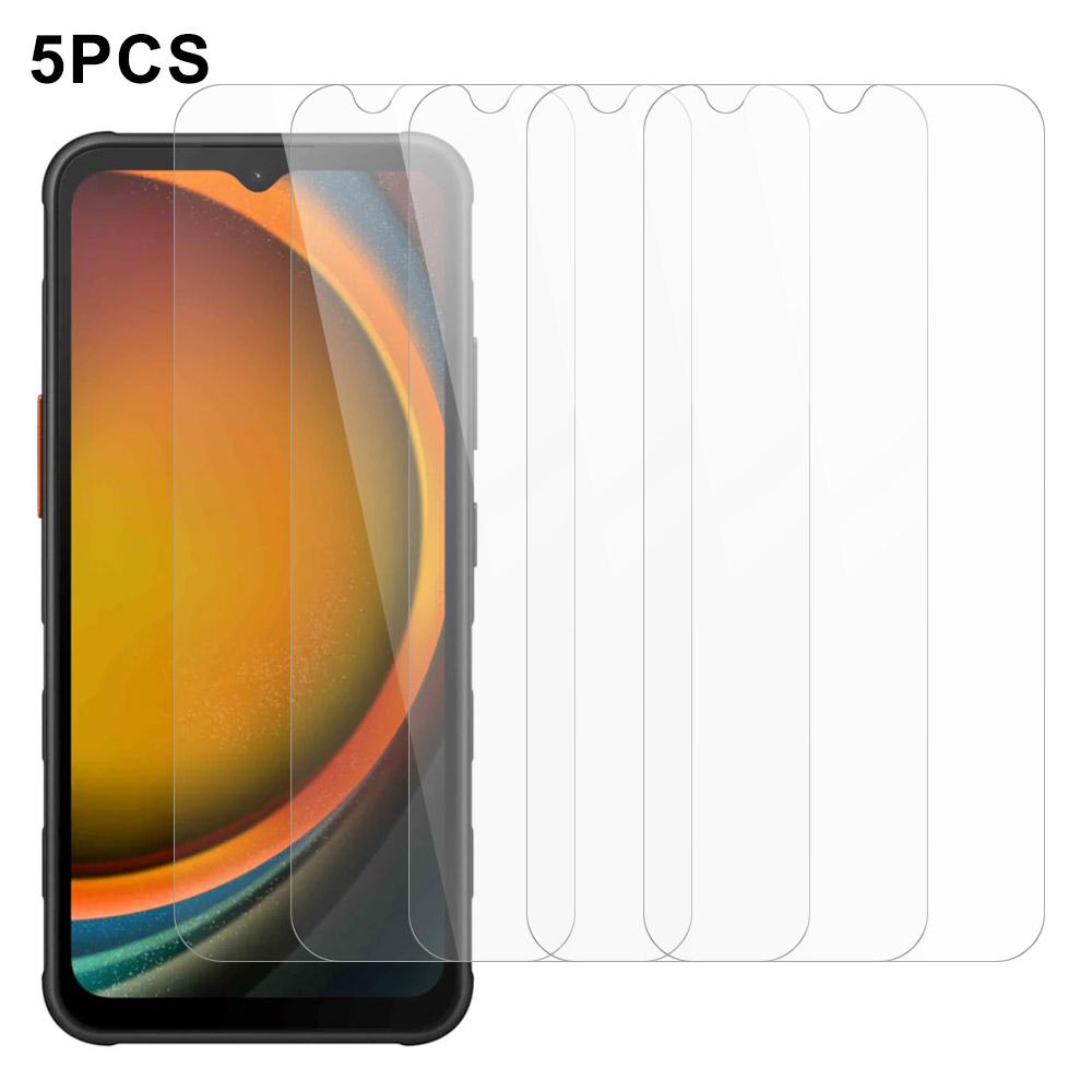 5Pcs For Samsung Galaxy XCover7 Pro Front Screen Protector 0.3mm 2.5D Tempered Glass Clear Film