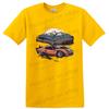 Vintage Auto Berglandschaft T-Shirt Retro Auto Grafik T-Shirt Abenteuer