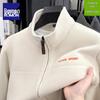 LOMON 2025 Men's Winter Jacket: Fleece-Lined, Skin-Friendly, Thick, Warm Stand Collar