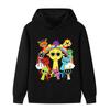 Sudadera con capucha de manga larga de anime Sprunki para niños y niñas B1102