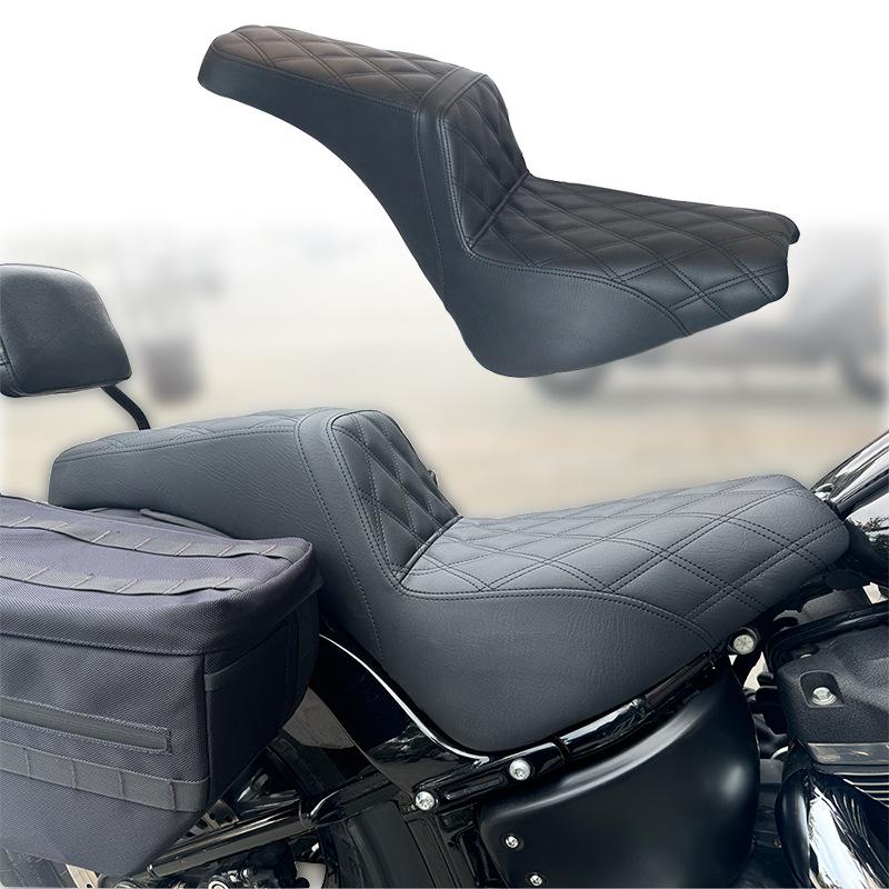 Harley Motorcycle Seat Cushion for Sportster, Softail, Street Bob, Fat Bob, Road King, and Touring Glide Series
