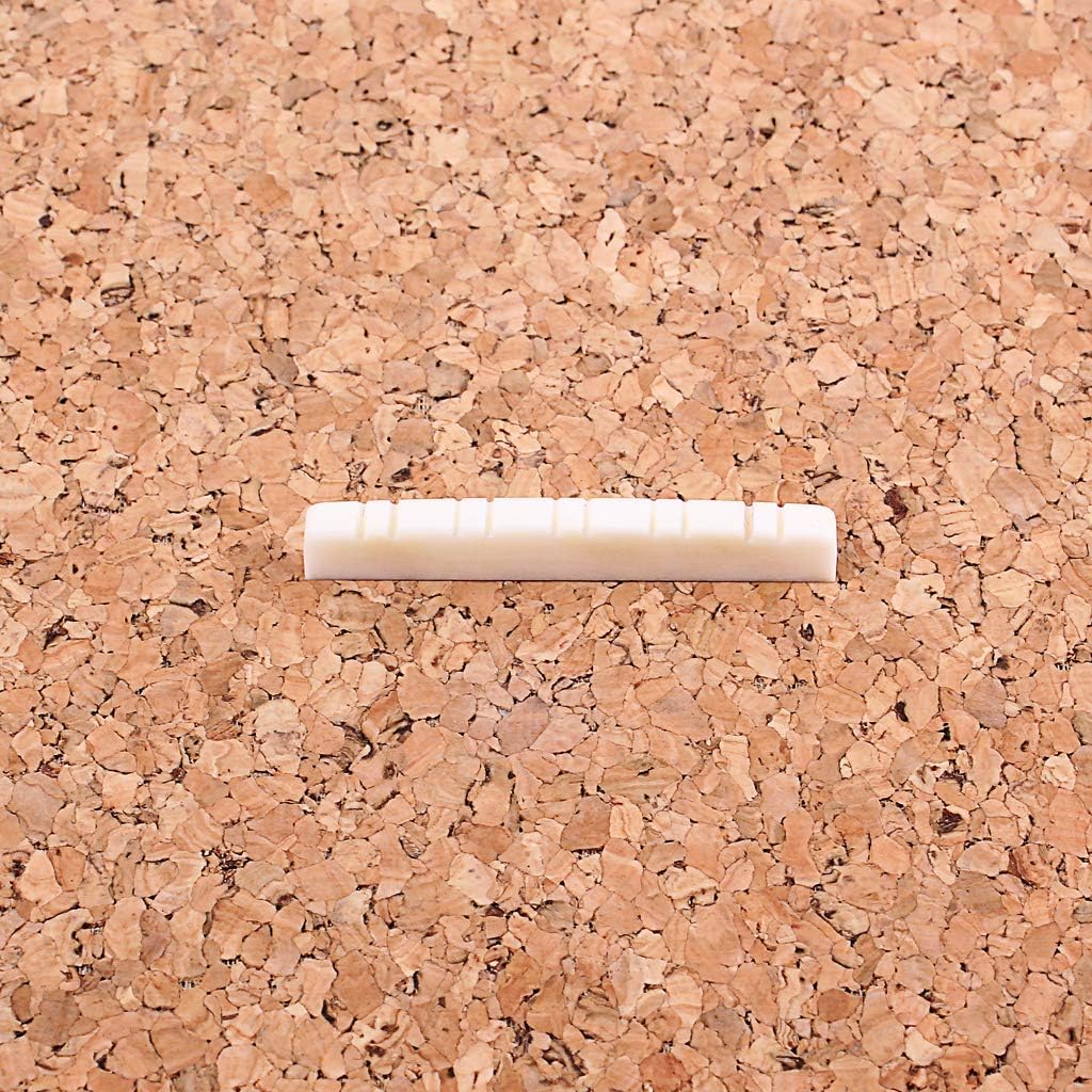 Alnicov 1PC Guitar Bone Nut For 10 String Electric Guitar Parts