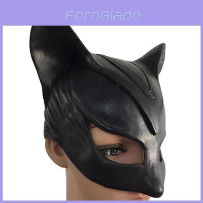 Black Cat Woman Mask And Whip Set For Halloween Costume Party Fun And Role Play