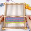 Wood Weaving Loomed Kits Handcraft Wooden Loomed Set Knitting Accessories Craft Supplies for Adults