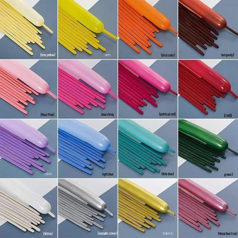 260 Long Balloons: Cute Children’s Cartoon Shapes for Magic Decoration & Weaving Bouquets