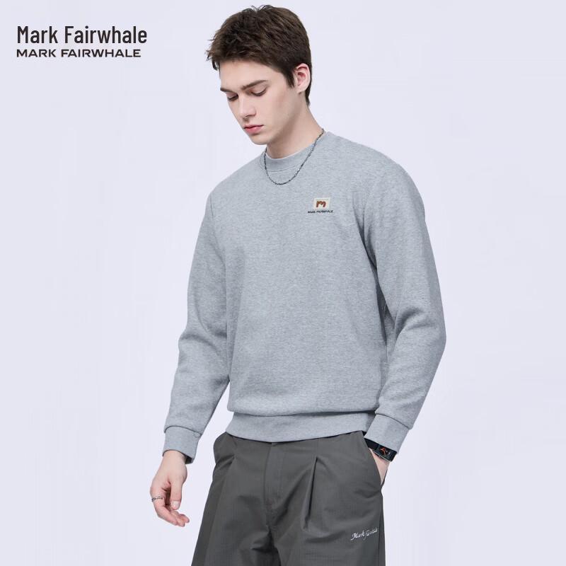 Mark Fairwhale Embroidered Casual Crewneck Sweatshirt