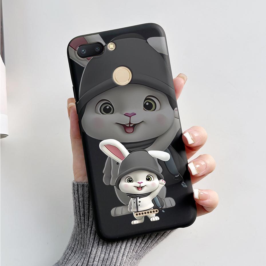 For Xiaomi Redmi 6 Case Redmi 6A Cute Cartoon Frog Back Cover Silicone Soft Phone Case For Xiaomi Redmi 6 6A Redmi6 Coque Bumper
