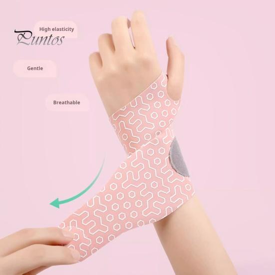 Sports Wristband Ultra-Thin Carpal Tunnel Support Pain Relief Arthritis Tendonitis Wrist Brace Right And Left Hand Compression Elastic Wrist Wraps