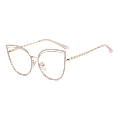 Gafas Vintage Azules Bloqueadoras de Luz Azul Ultraligeras de Metal Cuadradas Montura Protección Ocular Gafas de Sol Hombres Mujeres