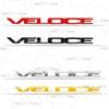 Autocollant de Voiture 3D VELOCE TI Logo Emblème Métallique Badge Autocollants Pour Alfa Romeo 159 155 Giulietta Giulia Junior Tonale Stelvio Mito 955
