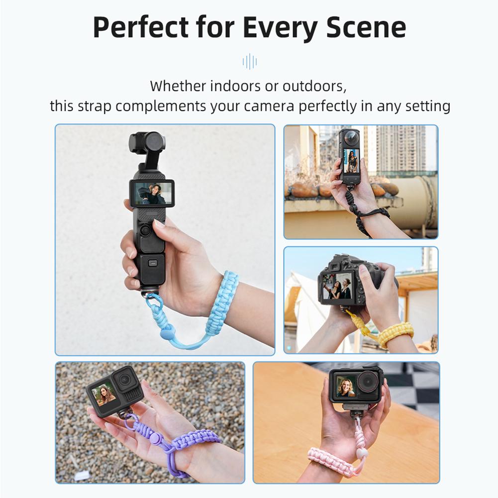 Lanyard for DJI OSMO Pocket 3 Wrist Hand Strap Anti-lost Camera Wrist Strap Lanyard with 1/4 Screw Gimbal Camera Accessories