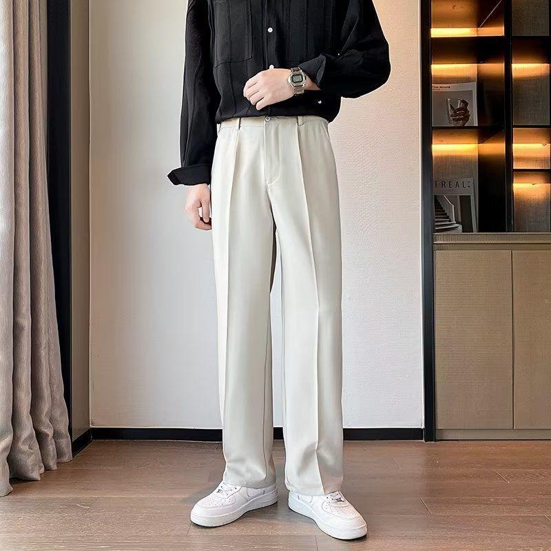 

Men Summer Straight Leg Suit Pants S