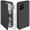 Case for Xiaomi Redmi NOTE 14 5G SMART MAGNET BOOK CLOSED BLACK + Glass
