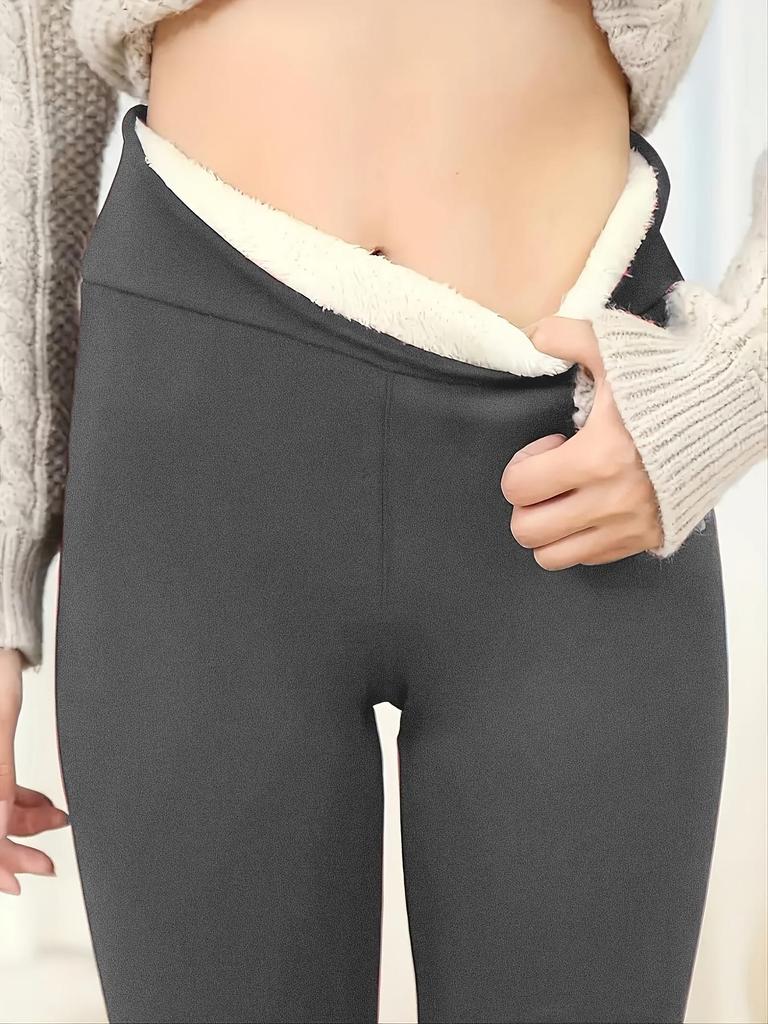 Winter Leggings Women High Waist Thick Velvet Keep Warm Legings Solid All-Match Sexy Leging Push Up High Elastic Jeggings Female