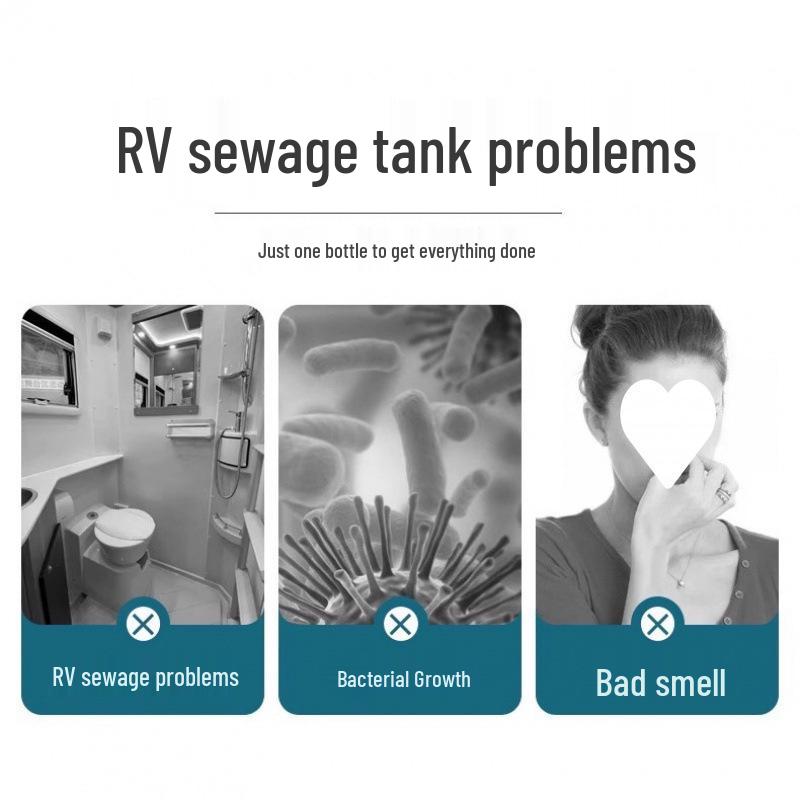 Smart Toilet Deodorizer & Cleaner: Odor Remover, Long-Lasting Fragrance, Powerful Unclogging Dissolver RV Toilet Decomposer 5kg