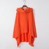 2023 Autumn/Winter European & American Solid Color Long Hooded Sweatshirt