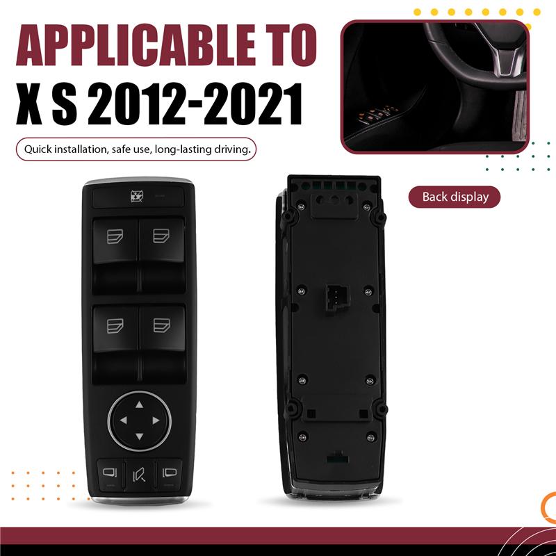 L10A Power Window Control Switch Left Front Car Button Glass Lifter 100358900B For Tesla Model X S 2012-