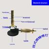 Wall-Mounted Full Copper Alcohol Blowtorch for Lab Heating Experiments