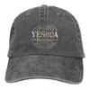 Yeshua Hamashiach Denim Baseballcaps Messias Kvinne Mann Design Truckerhatt Utendørs Treningssenter Pustende Baseballcaps