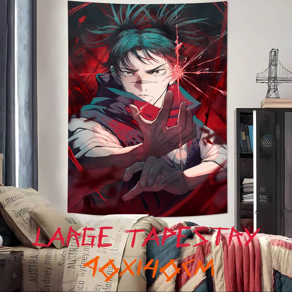 Popular Anime Cool Choso Tapestry Decoration Bedroom Dormitory Background Cloth Holiday Home Party Living Room Club Tapestry