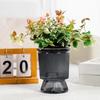 Self Watering Planter Pots African Violet Pots for Indoor Outdoor Windowsill Garden Modern Plastic Plant Pot with Wick Rope And Reservoir