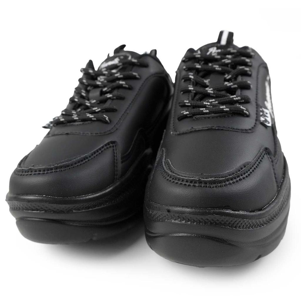 Thick Sole Sneakers Snoopy Stylish Casual Shoes Simple cm [Peanuts] Lace-up Women's PN8271-01 23.0