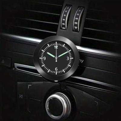 1 Stück Leuchtende Auto-Uhr Automobiles Internes Aufklebbare Uhr Mechanische Quarzuhren Auto-Dekoration Passend für Armaturenbrett/ Boot/ Fahrrad