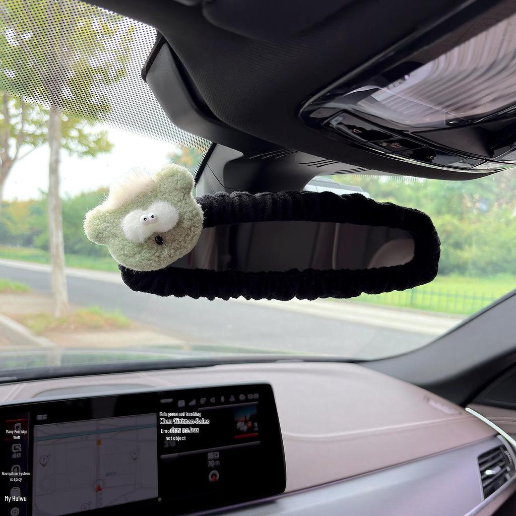 Kreative Niedliche Welpen Rückspiegelabdeckung - Dekorative Auto-Innenausstattung für Frauen.