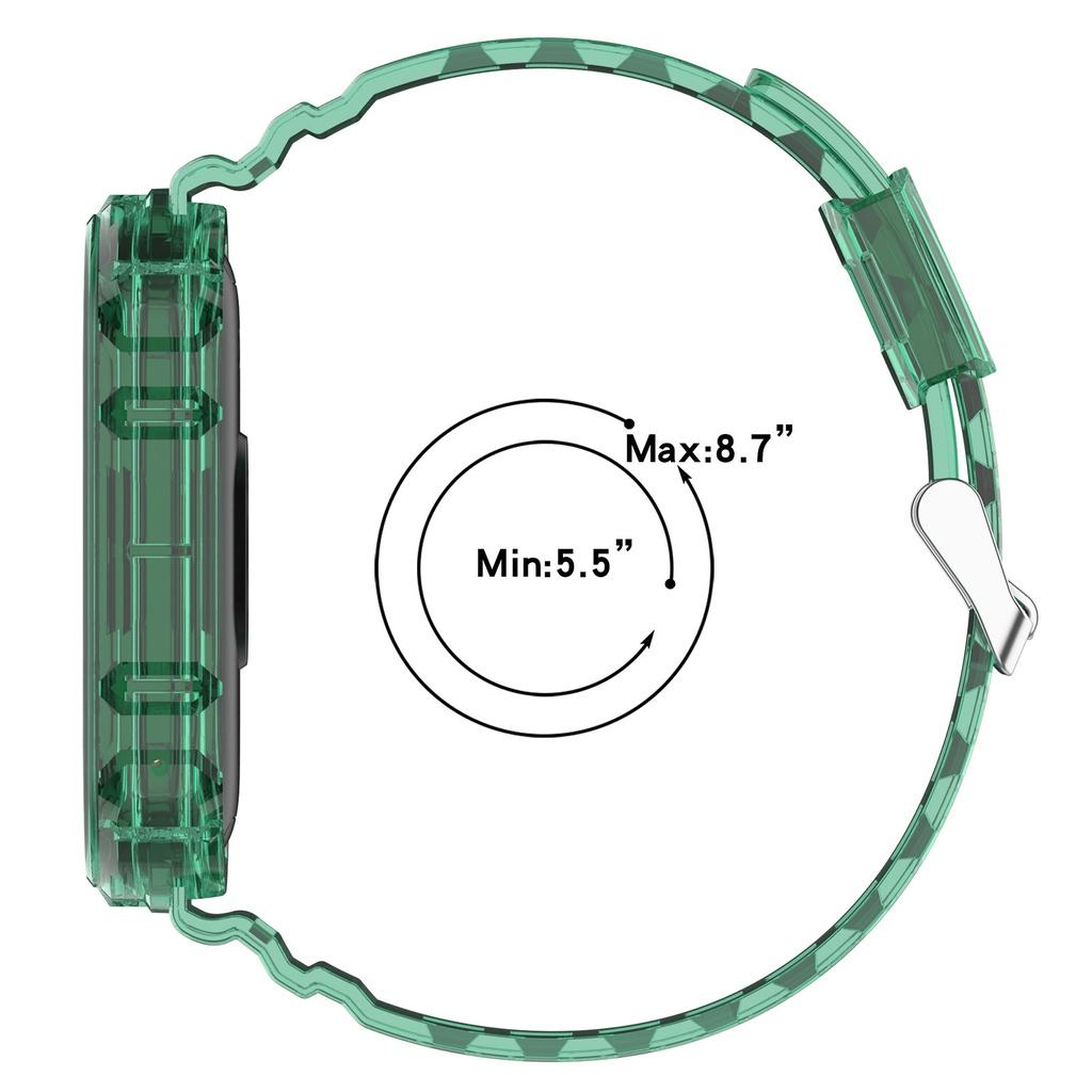For Mi Band 8/Band 7 Transparent Soft TPU Strap for Xiaomi Band 5/6 Sport Wristband Replacement Bracelet for MiBand 7 Smartwatch Accessories
