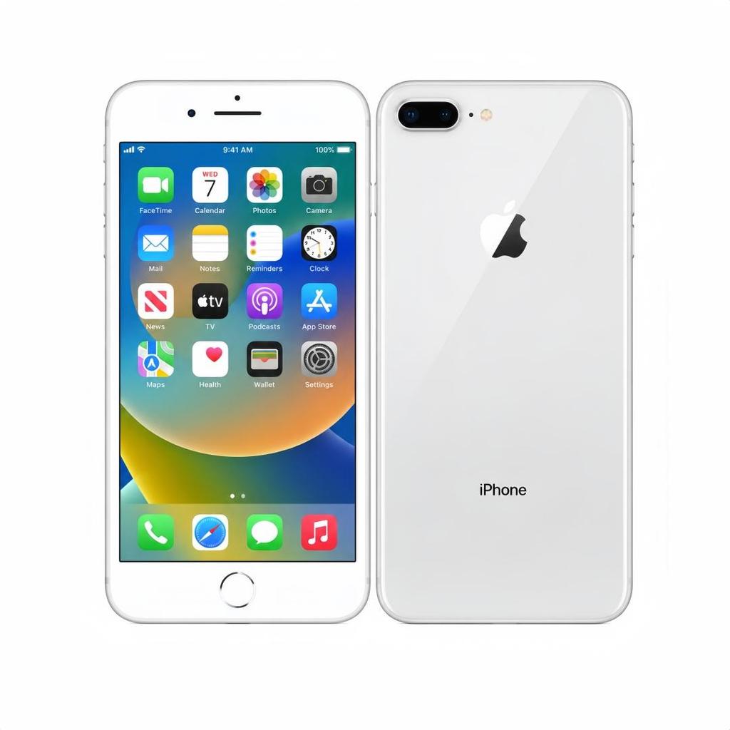 Refurbished Apple iPhone 8 Plus 3GB RAM 64GB ROM 4G LTE Unlocked iOS Smartphone With Single SIM