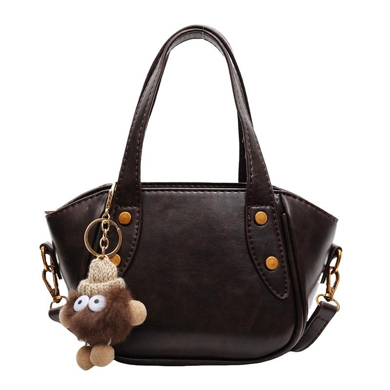 

Универсальная женская сумка, новая модная сумка через плечо, сумка-мессенджер темно-коричневого