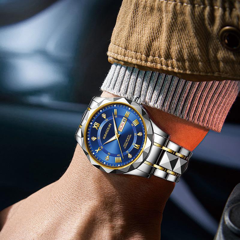 CQ228 Casual and fashionable Men watch, steel straps, calendars,waterproof quartz watches,business clocks,gifts watches for man