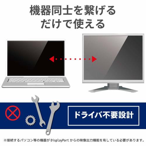 ELECOM Conversion Cable HDMI DisplayPort 2.0m Black CAC-DPHDMI20BK