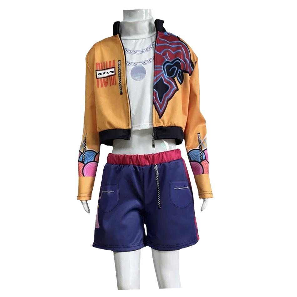 Huntrix Golden KPDH KDPop Rumi Mira Zoey Cosplay Costume Kids Girls Birthday Party Halloween Stage Performance Clothes