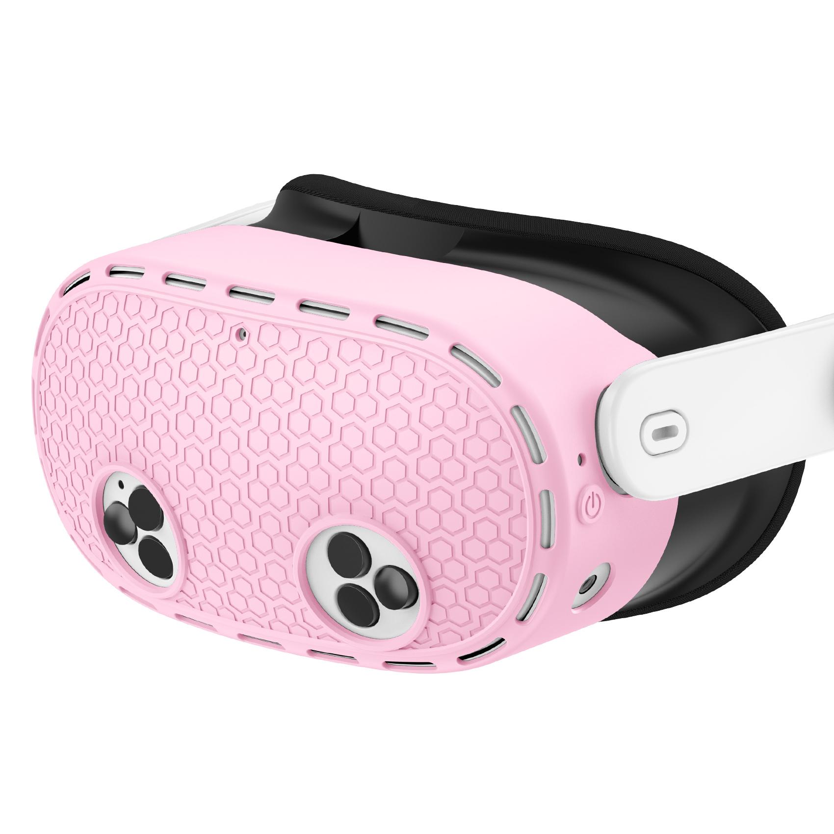 

For Meta Quest 3S Protective Case VR Headset Silicone Cover White