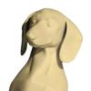 3d Printed Dachshund Figurine Modern Mini Dog Shape Sculpture DIY Coloring Animal