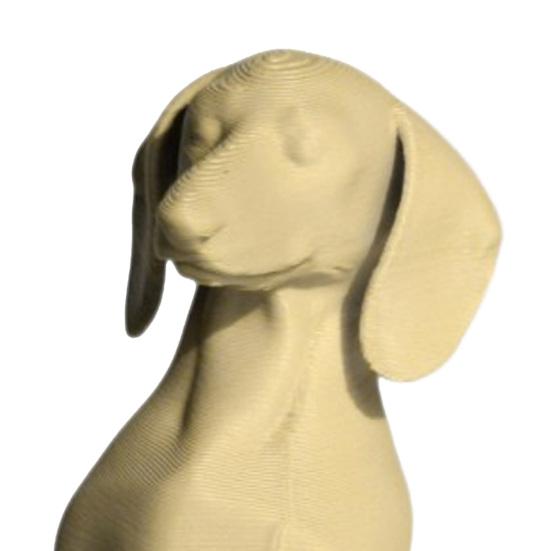 3d Printed Dachshund Figurine Modern Mini Dog Shape Sculpture DIY Coloring Animal