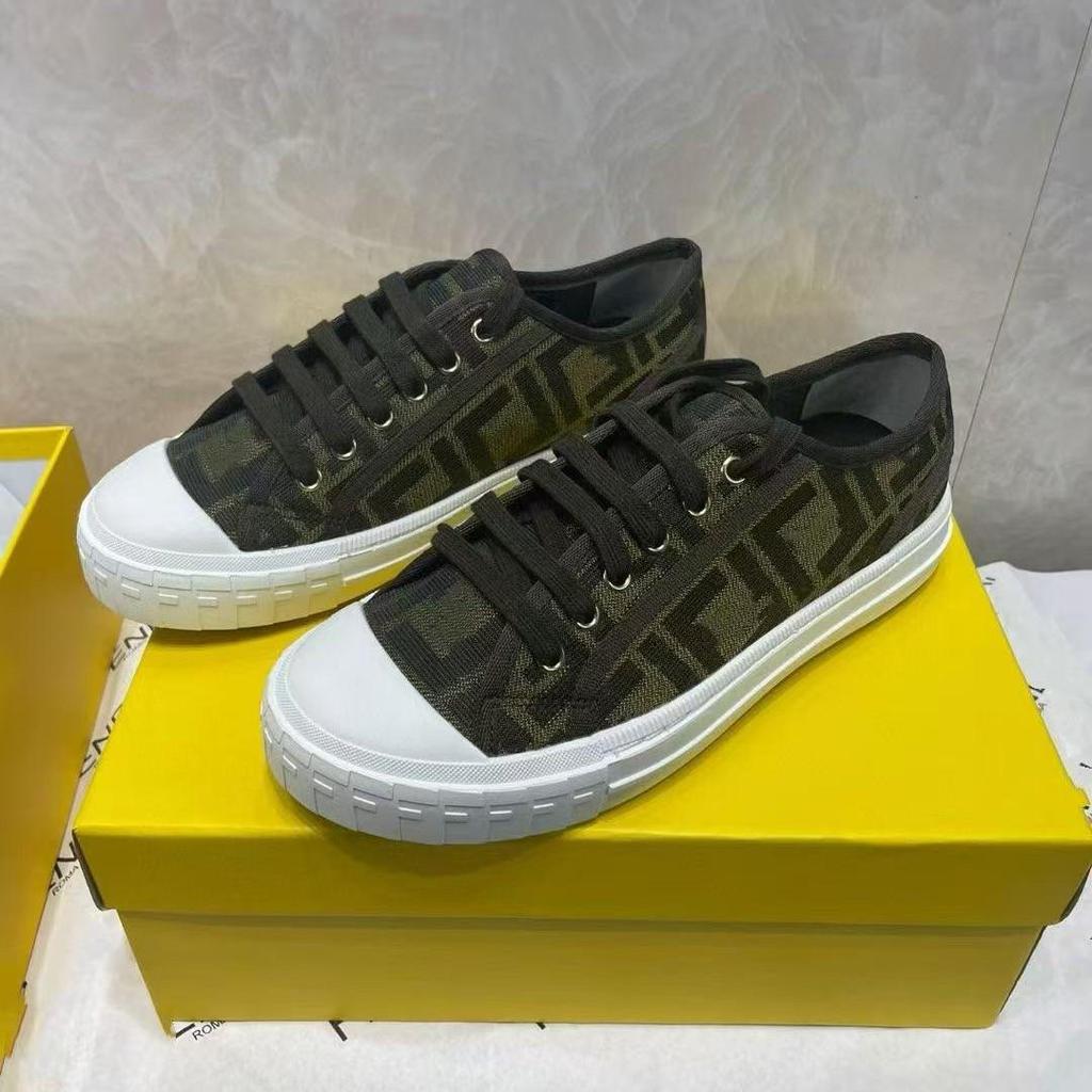 2025 Men's Monogram Canvas Platform Sneakers - Casual Sports Shoes