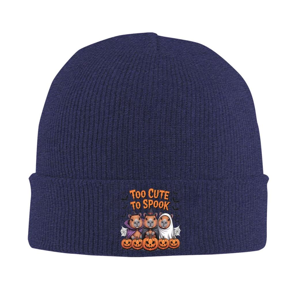 Capybara Halloween Warm Knitted Cap Winter Knit Bonnet Hat Skullies Beanies Hip Hop Caps for Unisex
