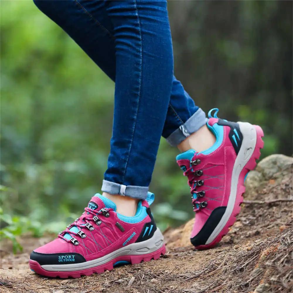 Fashion Extra Large Sizes Road Trekking Hiking Hiking Boots Color Shoes Trekking Woman Shoes Sneakers Sports Loafter Special Use