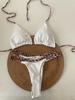 2024 European & American Lace-Up Halter Triangle Bikini – Sexy Beach Swimwear