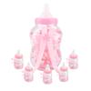 30pcs Cute Feeding Bottle Shape   Boxes for Event Christening Party Decoration Pink