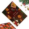 Julkalenderbox 24 dagar Fyllbar Återanvändbar Jul Nedräkning Dekoration för Födelsedagar Alla Hjärtans Dag Barn Vänner