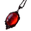 Collana Pendente in Cristallo di Quarzo Gotico Stardust Vintage per Donna