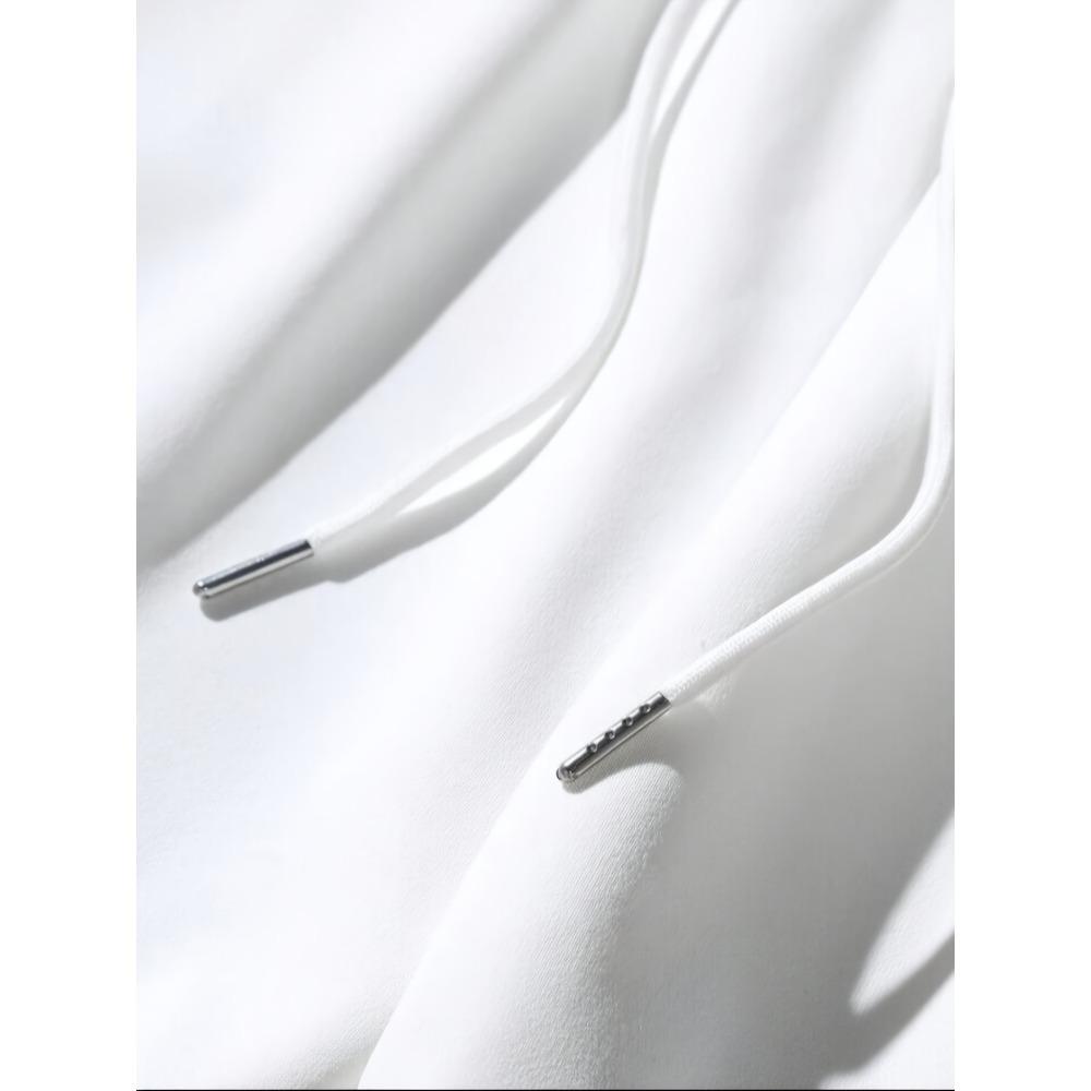 Men's 2‑Pcs Set, Trendy Pattern Print Loose Hooded Sweatshirt & Autumn Winter Fleece Drawstring Athletic Casual Pants