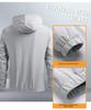 Men's Korean Style Casual Baseball Jacket with Hood - Solid Color, Trendy, Customizable