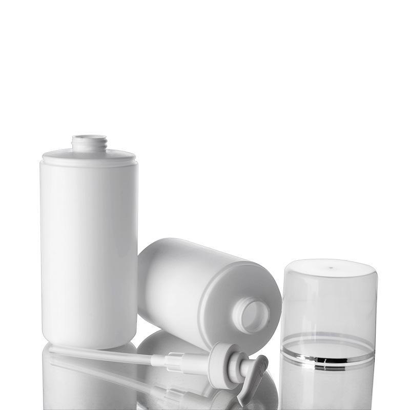 White Hospital-style Lotion and Shower Gel Bottles 250ml, 300ml, 500ml - Plastic PE Personal Care Dispenser